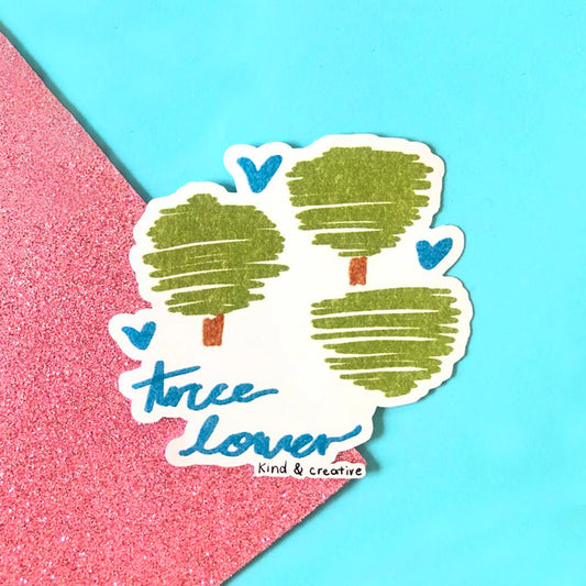 Tree lover sticker