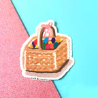 Pegatina de cesta de Pascua