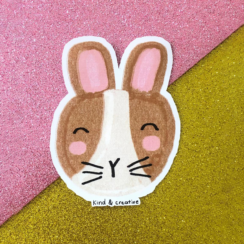 Bunny sticker
