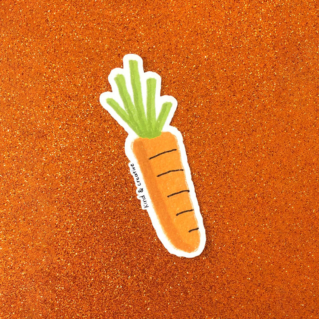 Carrot sticker