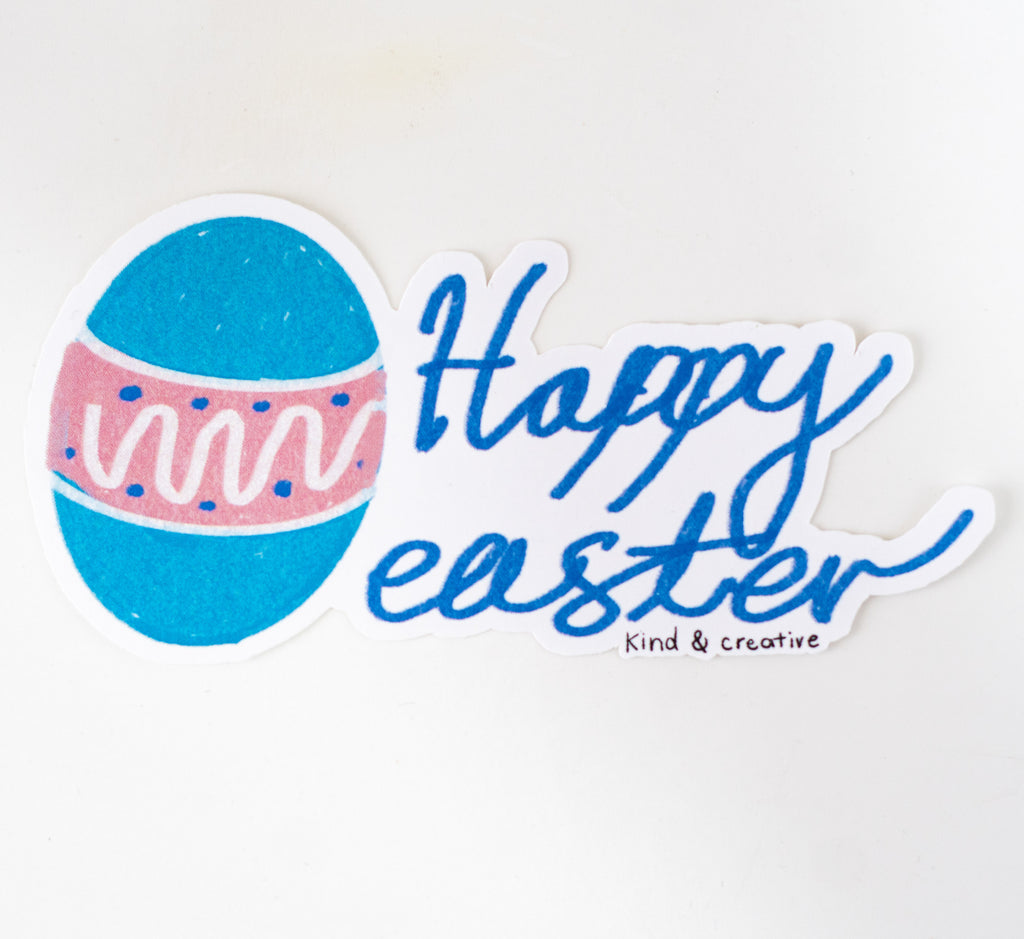 Happy easter sticker