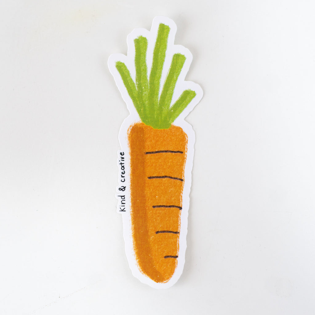 Carrot sticker