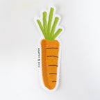Pegatina de zanahoria