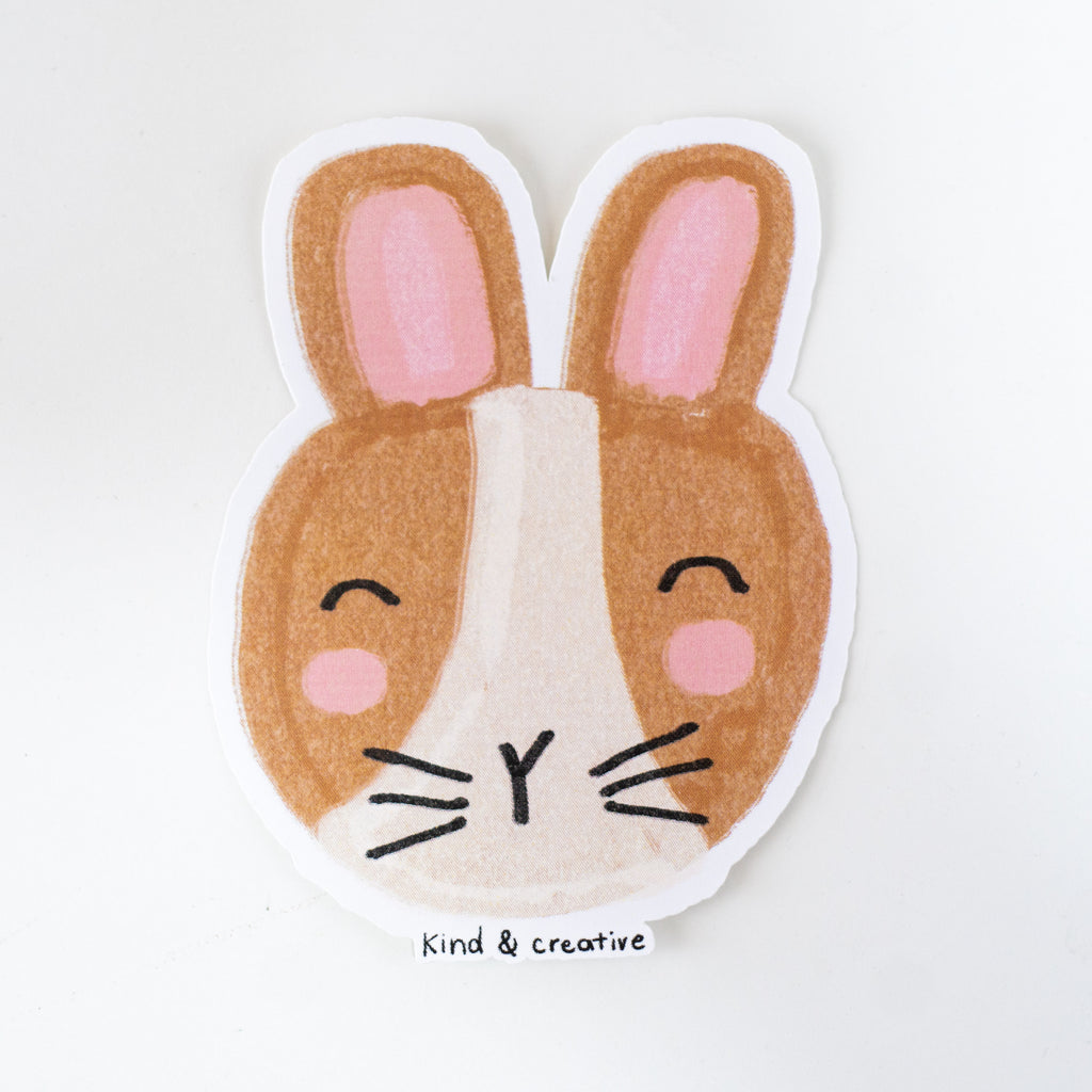 Bunny sticker