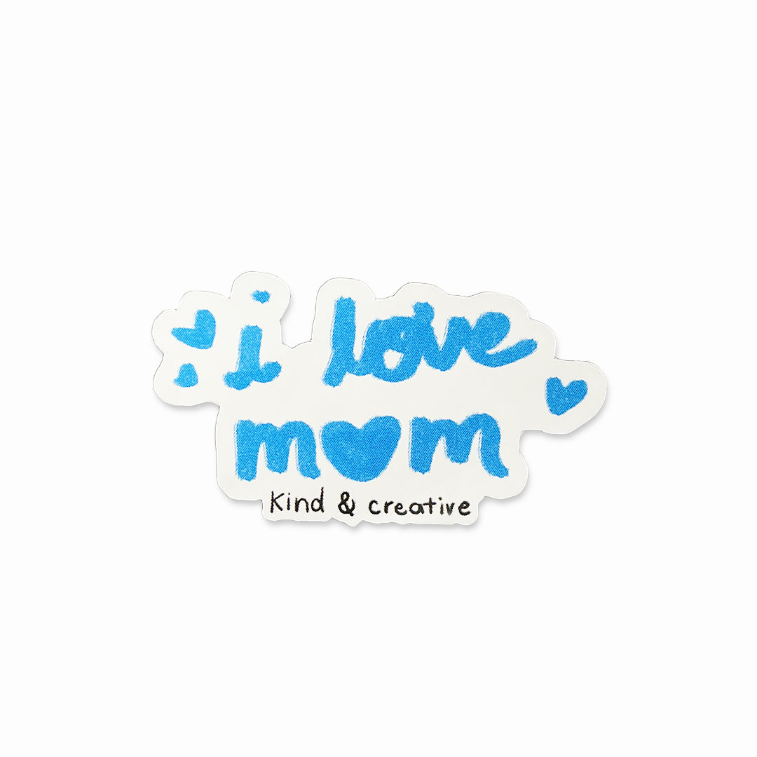 Pegatina "Te amo mamá"