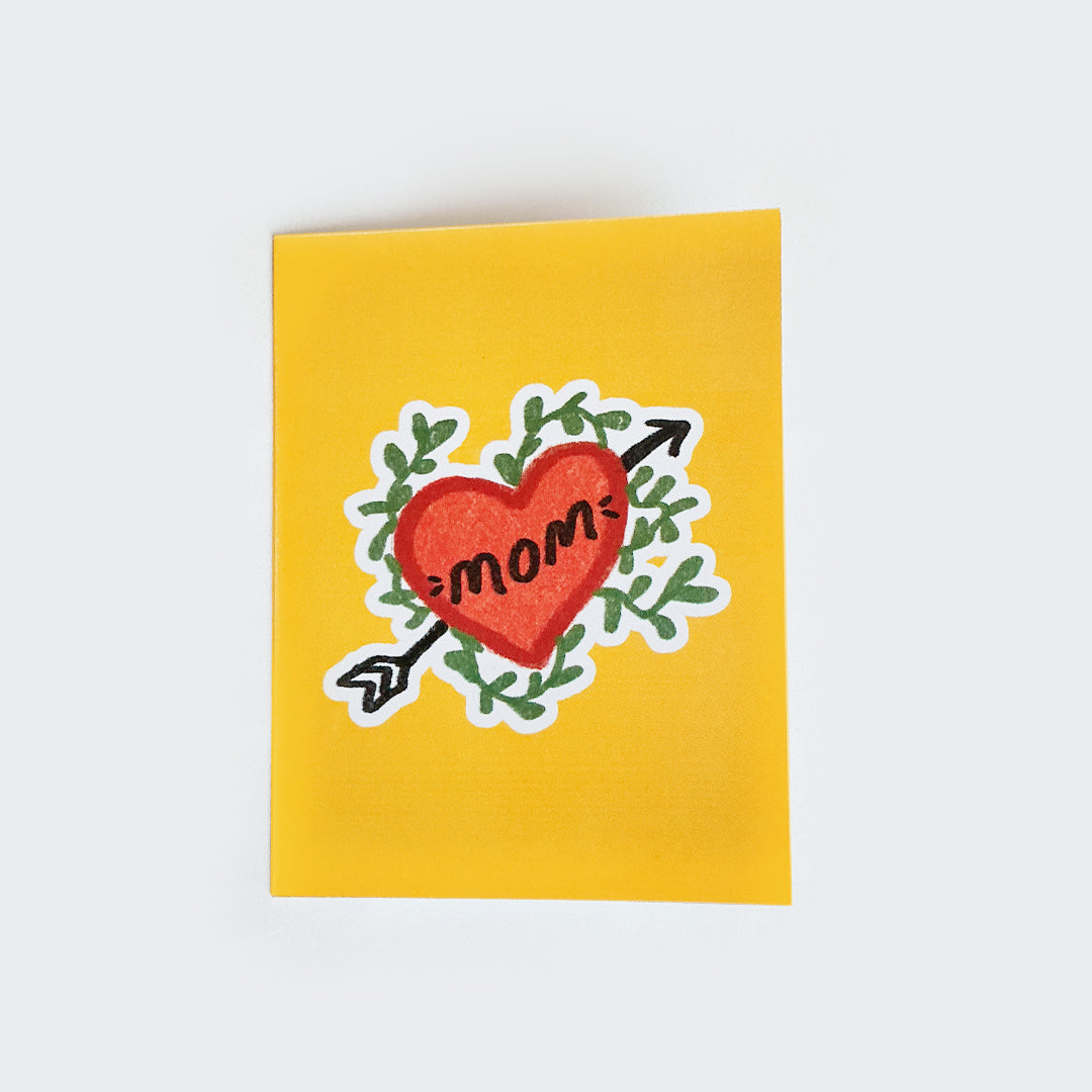 Tarjeta "Te amo mamá"