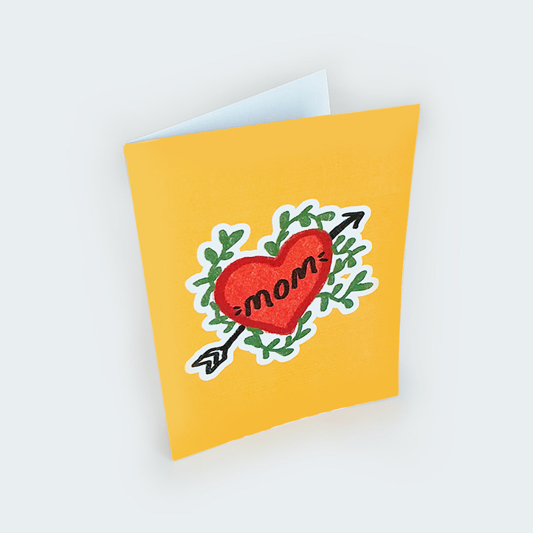 Tarjeta "Te amo mamá"