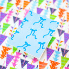 Blue bows card