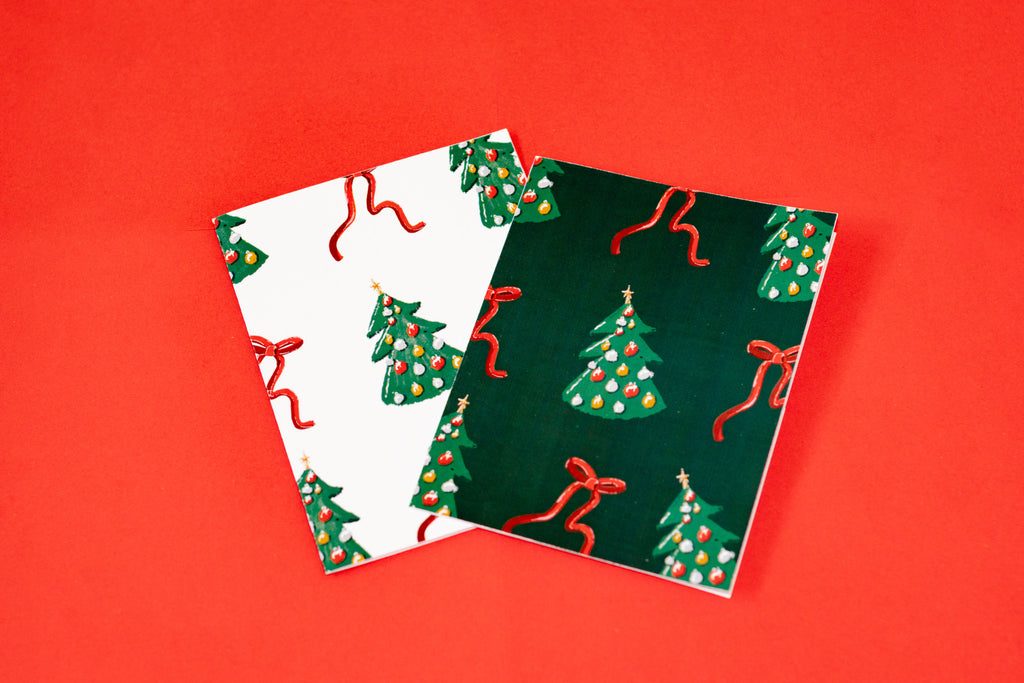 Trees and bows card