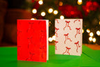 Red bows card