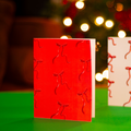 Red bows card